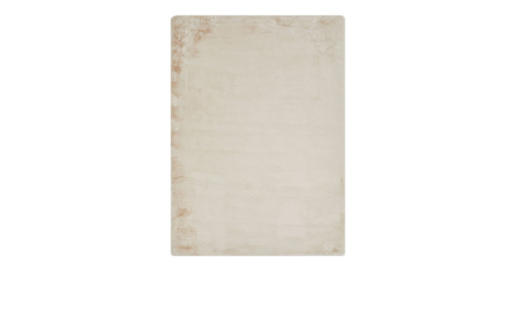 LUXOR living Teppich Loano, 80 x 150 cm, beige Synthetikfaser, weich und samtig mit dezentem Farbschimmer.