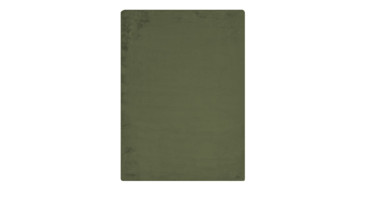 Der LUXOR living Teppich Loano, 120 x 170 cm, in Dunkelgrün Synthetikfaser, wird auf weißem Grund gezeigt.