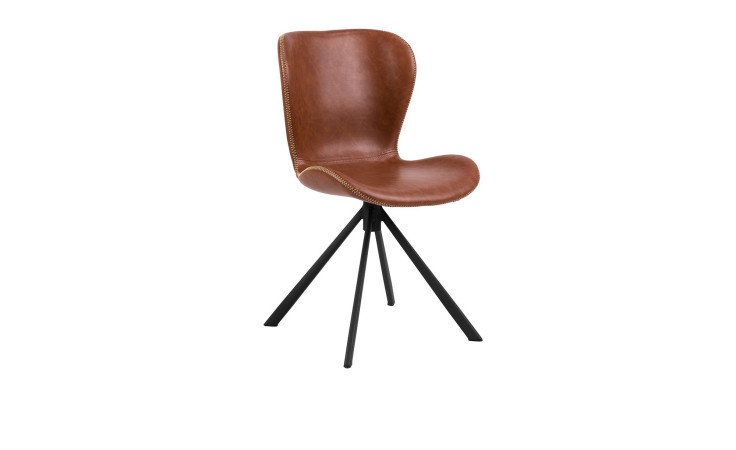 Stuhl Bastian in der Farbe retro Cognac