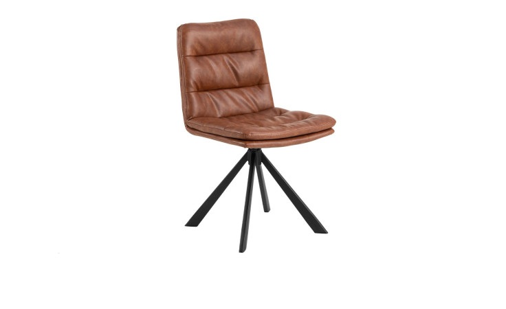 Stuhl Damian in der Farbe retro Cognac