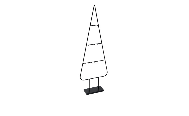 Metall-Tannenbaum 120 cm in schwarz.