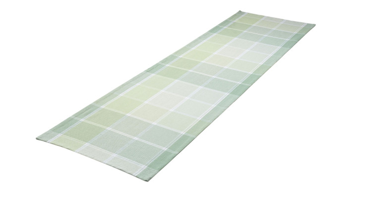 Tischläufer 40 x 140 cm in grün aus Baumwolle.