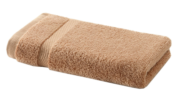 Gästetuch 30 x 50 cm in zimt aus Baumwolle.