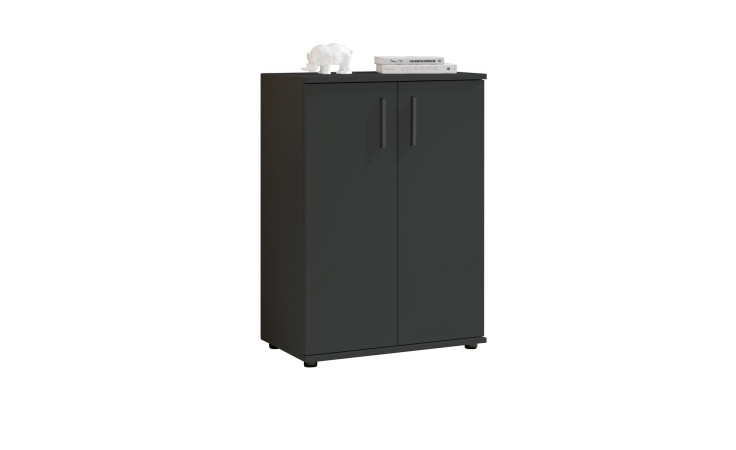 Kommode Britta in der Farbe anthrazit