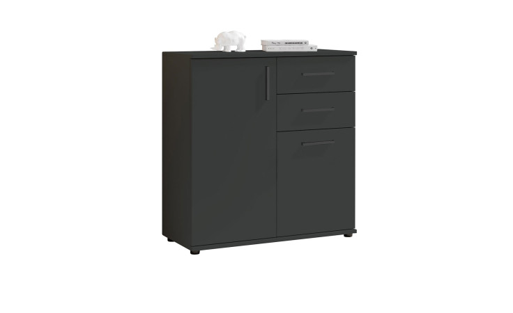 Kommode Britta in der Farbe anthrazit