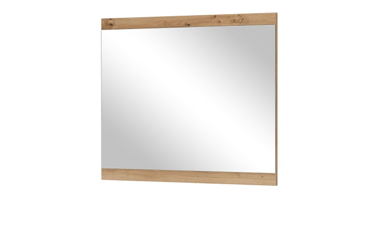 Spiegel Miro mit Absetzungen in Artisan Eiche
