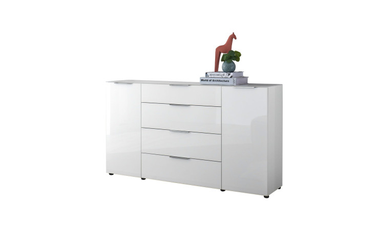 Kommode Saverne 4 Farbe Weiß