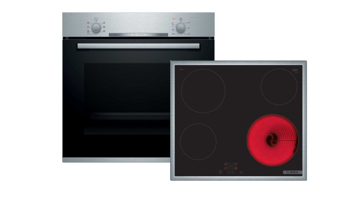 Backofen-Set HBD230CR62 _Backofen, HBA530BR1 und Kochfeld, PKE645BA2E