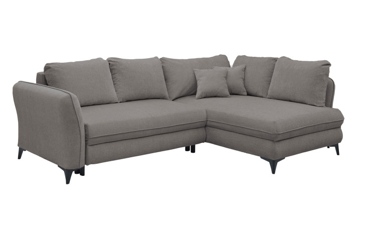 Ecksofa Hereford mit Stoff-Bezug in der Farbe Stone
