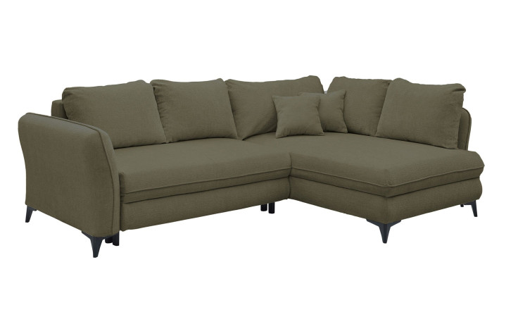 Ecksofa Hereford mit Stoff-Bezug in der Farbe Wintermoss