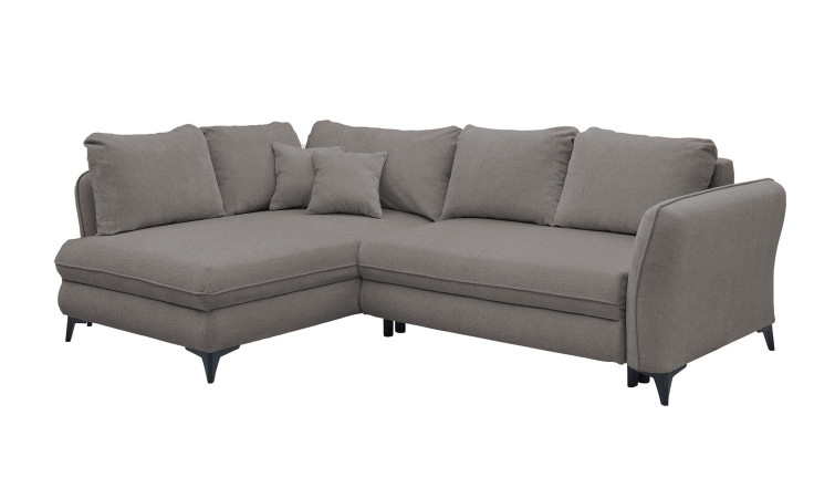 Ecksofa Hereford mit Stoff-Bezug in der Farbe Stone
