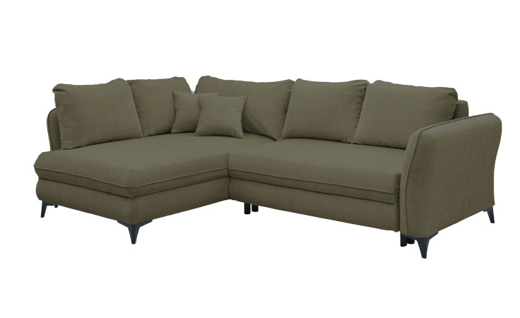 Ecksofa Hereford mit Stoff-Bezug in der Farbe Winter Moss