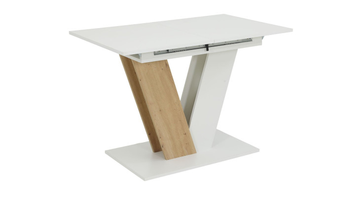 Auszugstisch Selina in der Farbe weiß