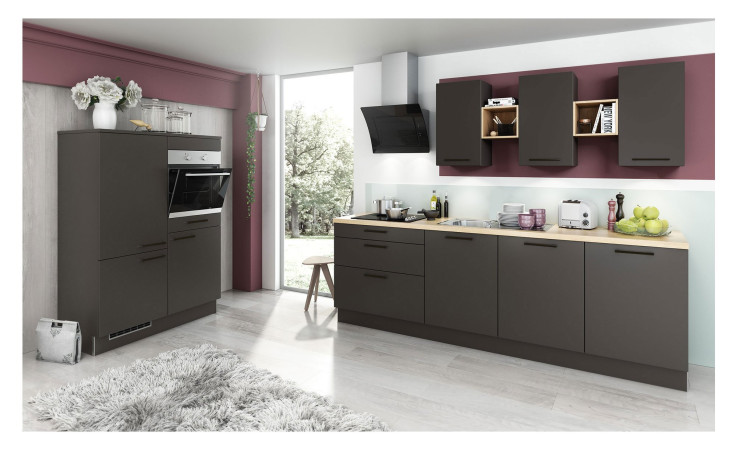 artego Küche Turin Schwarz