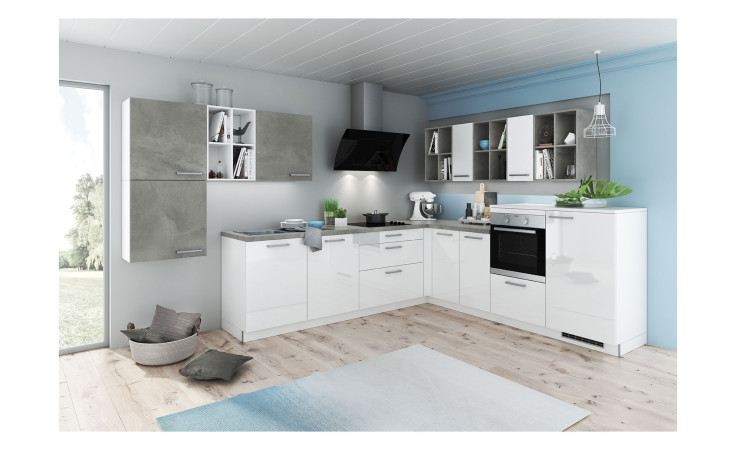 artego Küche Eco Face Weiss Silver