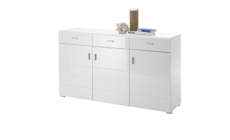 Sideboard Erik in der Farbe weiß