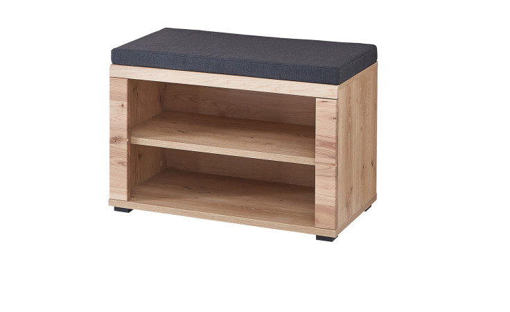 Garderobenbank in Altesche massiv inkl. Sitzkissen