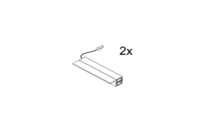 Rückwandbeleuchtung Shilo in warmweiß.
