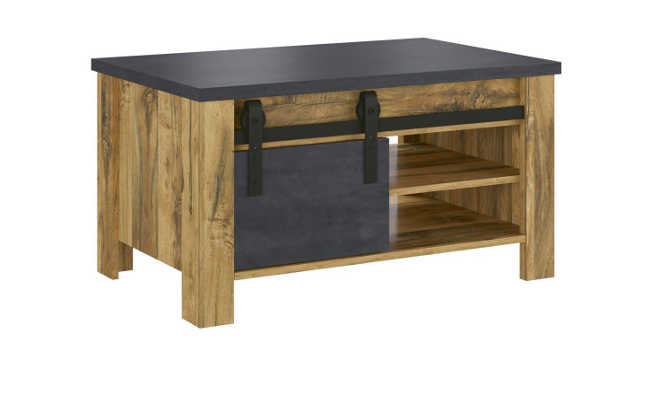 Couchtisch Yola in der Farbe Hunton Eiche Dekor