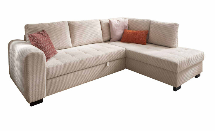 Wohnlandschaft Joachim in Cream, Ottomane rechts