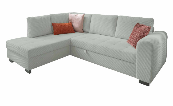 Wohnlandschaft Joachim in Sage Mint, Ottomane links