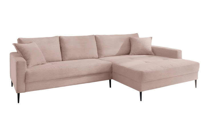 Wohnlandschaft Sunny in Flamingo, inklusive 3 Rückenkissen und 2 Zierkissen