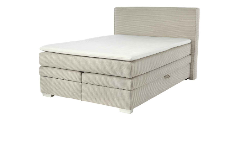 Boxspringbett Alice in der Farbe Greige