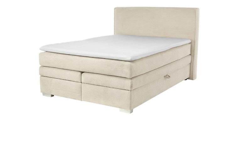 Boxspringbett Alice in der Farbe Beige