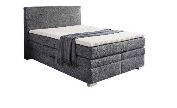Boxspringbett Alice in der Farbe Anthrazit
