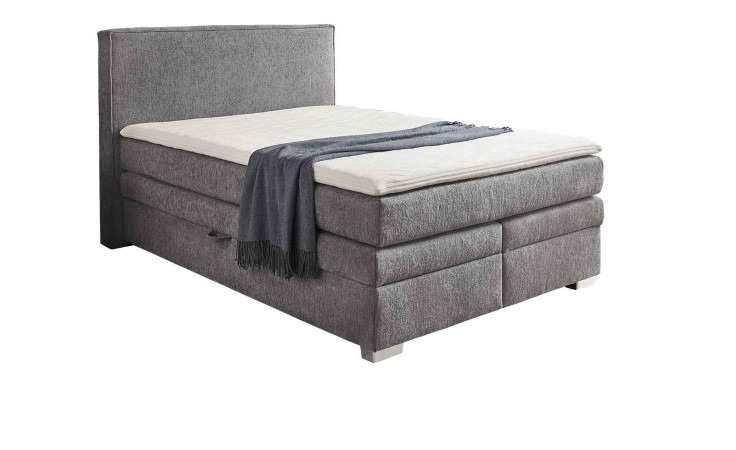 Boxspringbett Alice in der Farbe Dunkelgrau