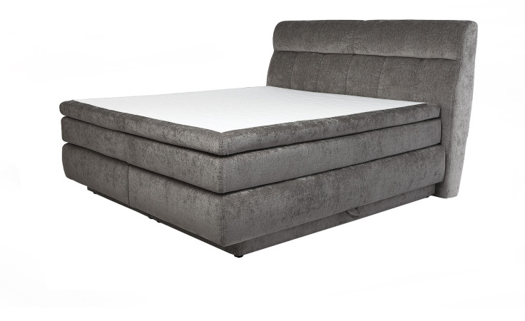 Boxspringbett Quinto Mix in der Farbe Grau