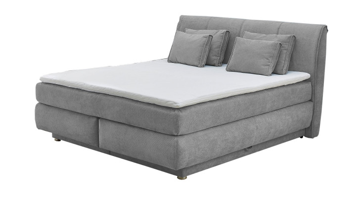Boxspringbett Carla Mix in der Farbe Grau