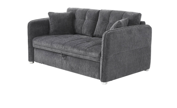 Funktionssofa Lars im Bezugstoff Grau