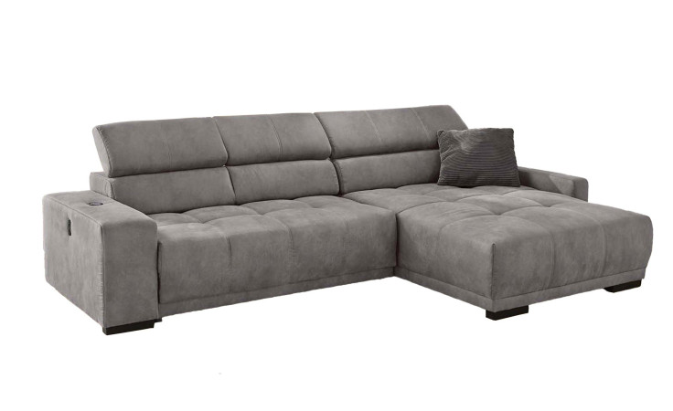 Wohnlandschaft Lyon in der Farbe grau