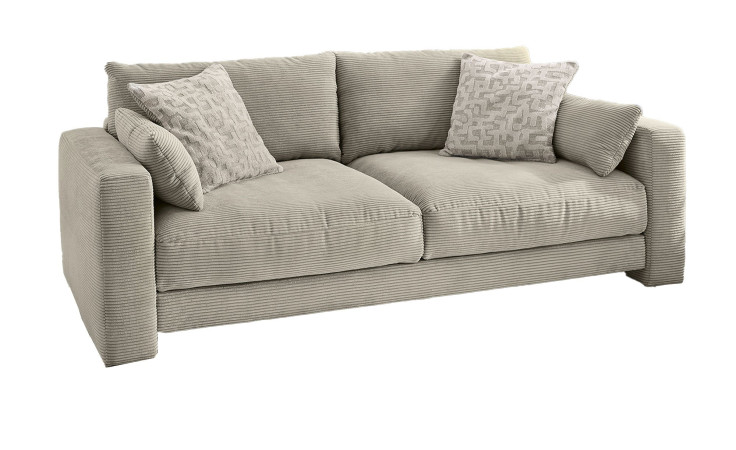 Bigsofa Malta in der Farbe Light Greige