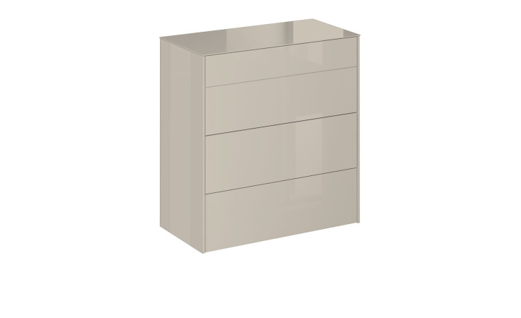 Kommode Couleur in der Farbe Kaschmir, Schrägansicht