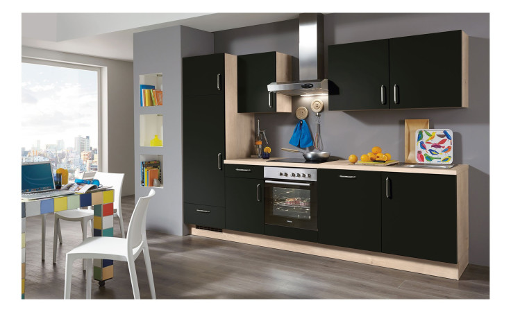 nobilia Küche Touch Schwarz Eiche Montreal Nachbildung