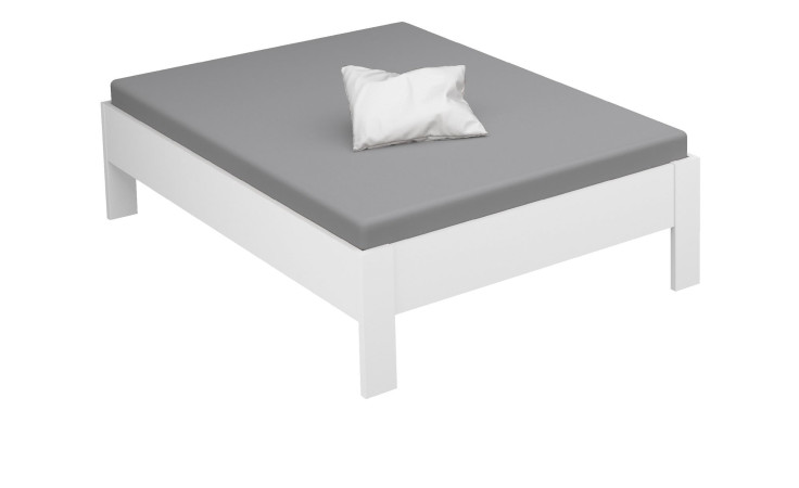 Bettrahmen Antigua-Beds aus Holzwerkstoff in Alpinweiß.