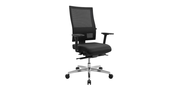 Bürostuhl Sitting Profi 200 in schwarz, höhenverstellbar