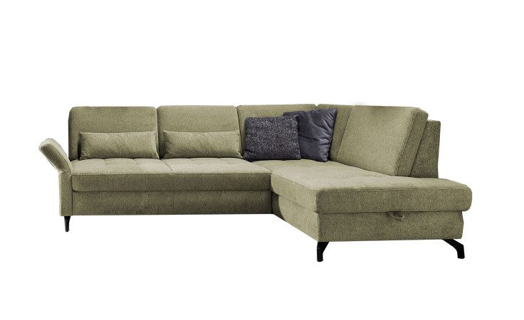 Basis-Ecksofa Westminister in der Farbe grün