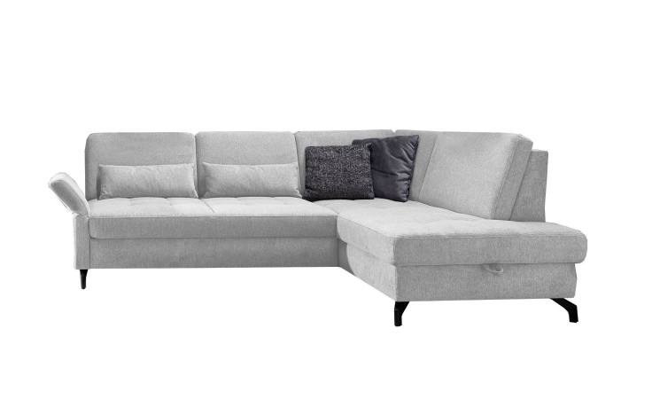 Basis-Ecksofa Westminister in der Farbe Silver