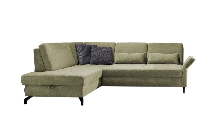 Basis-Ecksofa Westminister in der Farbe grün