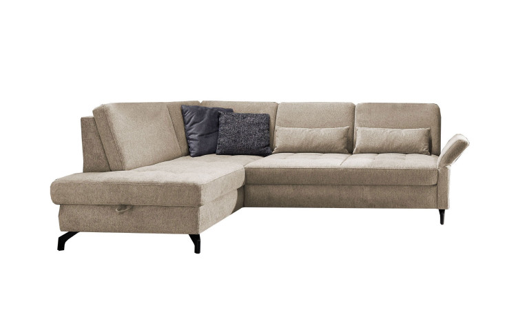 Basis-Ecksofa Westminister in der Farbe Taupe