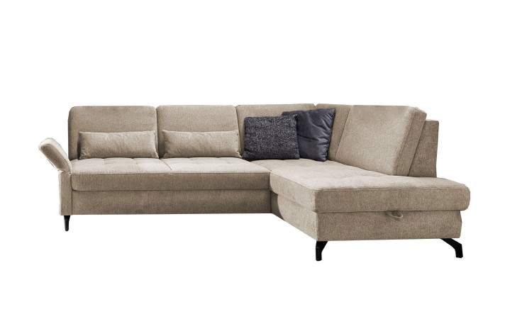 Basis-Ecksofa Westminister in der Farbe Taupe