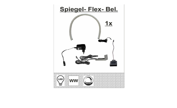 LED-Beleuchtungs-Set Medina, in warmweiß, passend für Spiegel Medina