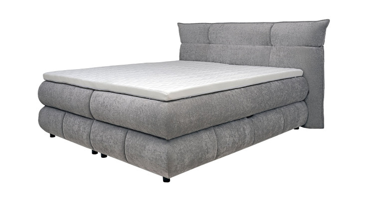 Boxspringbett Camila in der Farbe grau