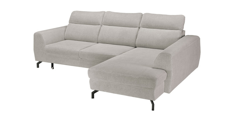 Wohnlandschaft Timo in der Farbe silber