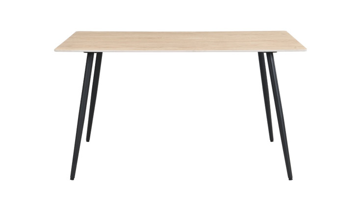 Esstisch Marian mit Tischplatte in Stein mit Eicheoptik