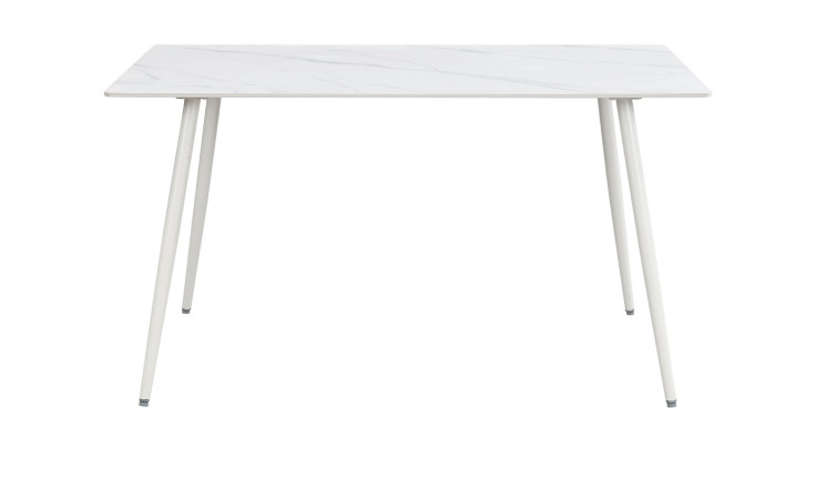 Esstisch Mariel in der Farbe cremeweiß