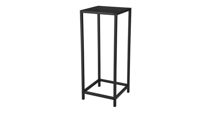 Beistelltisch Vicky in Schwarz aus Metall.